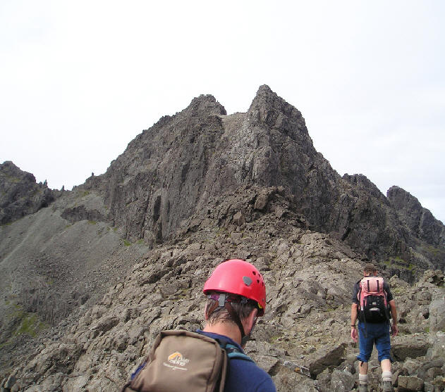 Gerrys off Towards Sgurr Alasdair