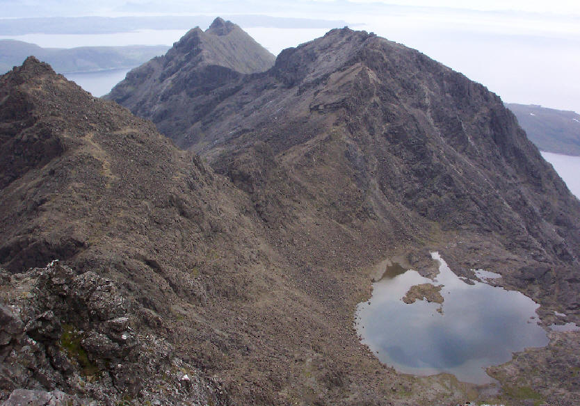 Sgurr nan Eag Near the Top of Sgurr Alasdair 