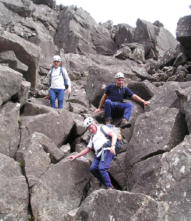 Descending Sgurr Mhic Choinnich