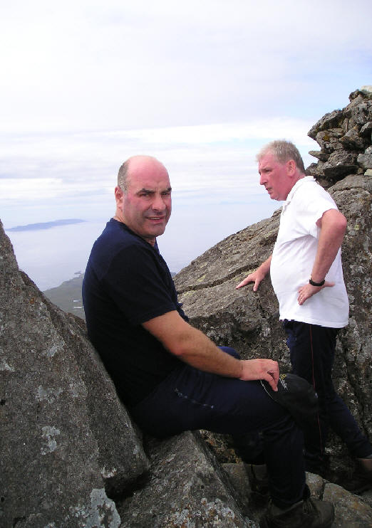 Tony and John on Sgurr nan Eag