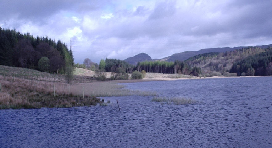 Craigallian Loch with Dumgoyne in the distance