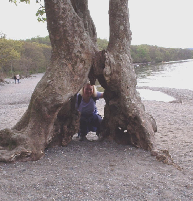 Shirley on the beach