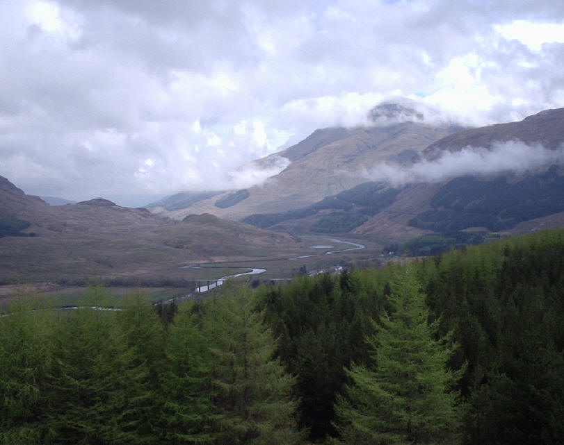 Ben More looking down Strath Fillian