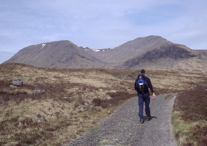 Well on the way on the Black Mount